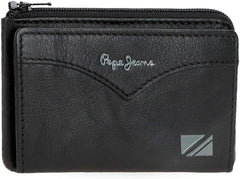 Pepe Jeans Veste Portefeuille avec Porte-Cartes Taille Unique Portefeuille Homme Naty Shop Noir