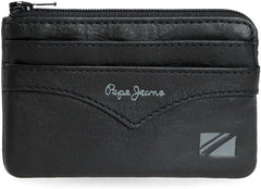 Portefeuille veste Pepe Jeans, taille unique Portefeuille homme Naty Shop Noir