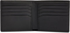 HUGO Portefeuille Tibby 8cc pour hommes en cuir Nappa avec logo noir Stck Portefeuille pour hommes Naty Shop