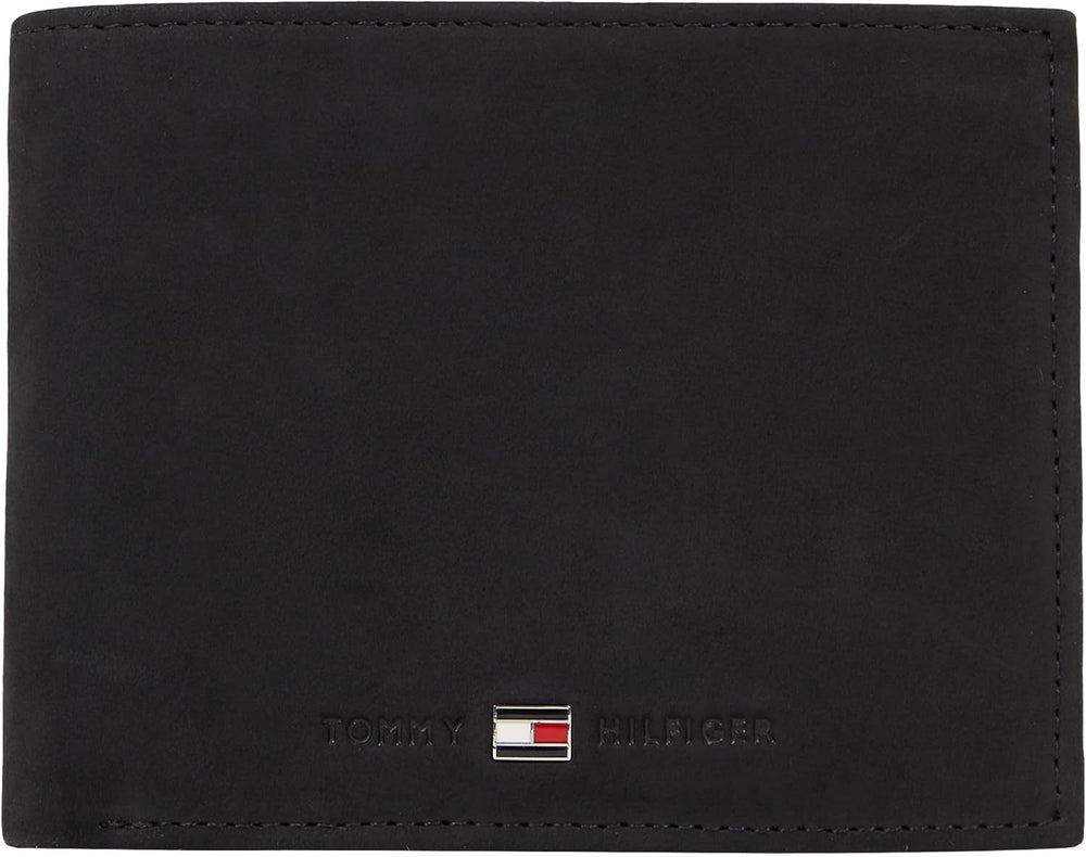 Tommy Hilfiger Johnson Portefeuille pour homme avec poche à monnaie Naty Shop Portefeuille pour homme Noir