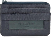 Pepe Jeans Checkbox Portefeuilles et porte-monnaie en cuir de vache Noir Marron Bleu Gris Portefeuille Homme Naty Shop Blue Purse