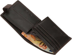 Portefeuilles et porte-monnaie en cuir de vache Pepe Jeans Staple, noir, marron, bleu marine, différentes tailles Portefeuille pour hommes Naty Shop