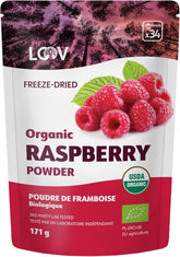 Poudre de framboise biologique 100 % de framboises entières Poudre de framboises lyophilisées 171 g d'Europe Approvisionnement 24 jours Sans sucre ajouté Naty Shop Produits déshydratés Titre par défaut
