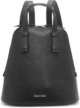 Calvin Klein Zina Sac à dos zippé pour femme Naty Shop Noir/argenté Taille unique