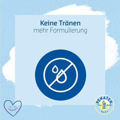 Shampoing PENATEN (400 ml), shampoing particulièrement doux pour bébé, pour cheveux doux et faciles à coiffer, aussi doux qu'une eau pure pour les yeux, dans un emballage recyclable (pack de 2) Enfant - Bain et Soin Naty Shop