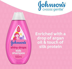 Johnson's Shiny Drops shampooing pour enfants, 500 ml Enfants - Bain et soin Naty Shop