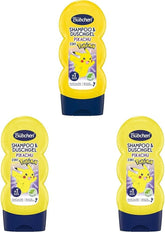 Shampoing et gel douche pour enfants, Édition Pokémon Pikachu, 230 ml (pack de 3) Enfants - Bain et soin Naty Shop 230 Ml (pack de 3)