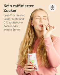 Coffret de dégustation de fruits lyophilisés BUAH® | Snack parfait composé de chips de fruits croustillantes | Bonbons alternatifs sans sucre ajouté, toppings pour porridge | Produits déshydratés végétaliens sans gluten Naty Shop