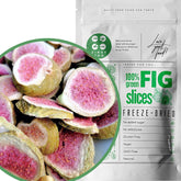 Figues lyophilisées Figues séchées 100% naturelles | Sans sucre ajouté Bonbons lyophilisés sains | Fruits lyophilisés Figues lyophilisées | ZingyZoo (100g) Naty Shop produits déshydratés 100 G (1 paquet)