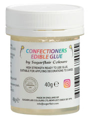 Sugarflair Confectioners Glue Colle Comestible - colle comestible pour décorer gâteaux, massepain, fondants, biscuits, cupcakes et biscuits - 40ml Sugarpaste Naty Shop Default Title