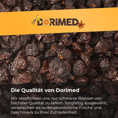 Sultanes noires violettes 1 kg | Raisins secs | Sans graines et sans sucre | produits sans génie génétique | Convient aux végétariens et végétaliens | Idéal à combiner avec les produits déshydratés au chocolat Naty Shop