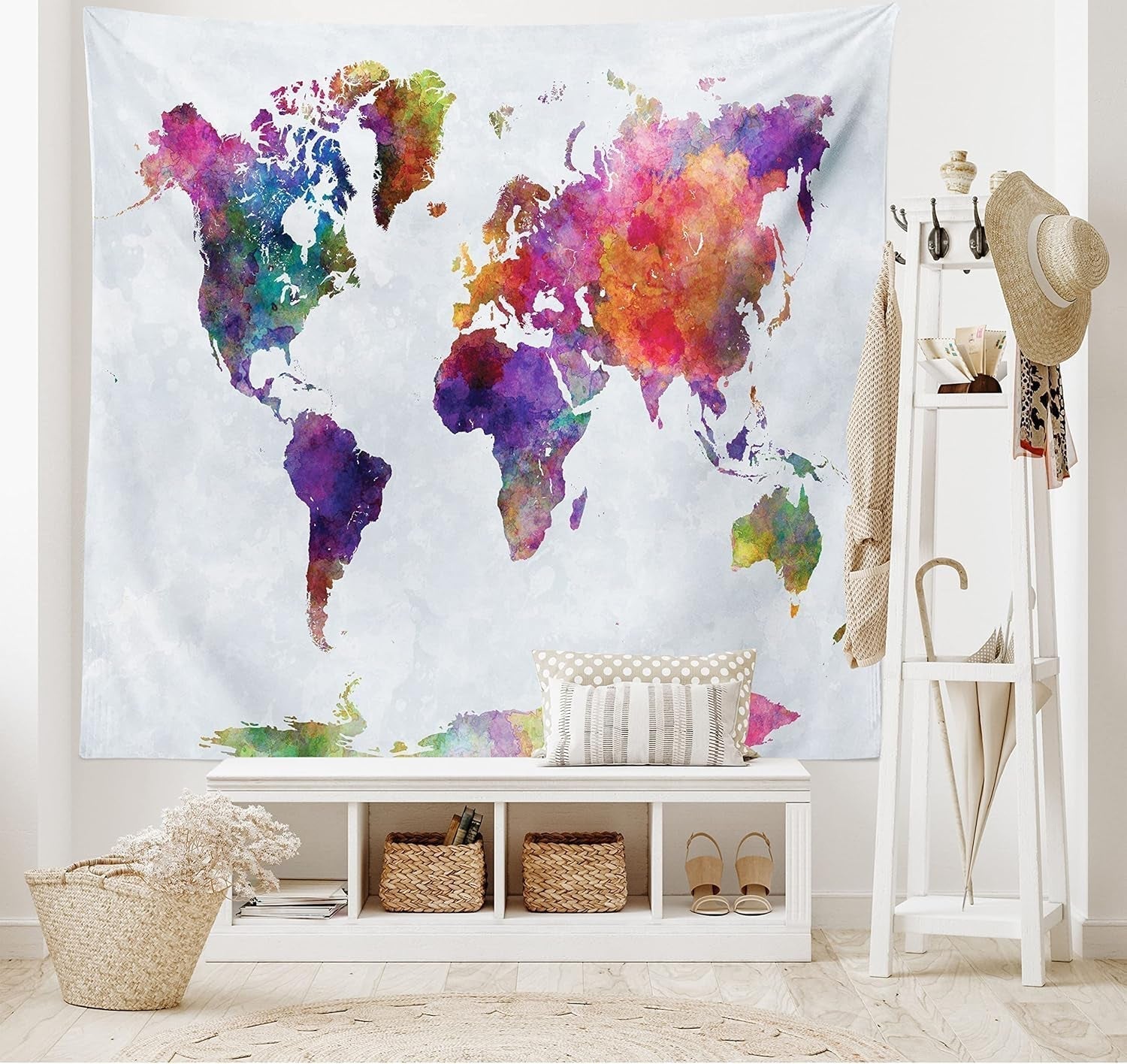 Tapiserie abakuhaus wanderlust harta animala lumii desene - Naty Shop