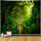 Tapiserie forest green hanging aer liber Casa - Accesorii si Decoratiuni Naty Shop 240L X 260B Cm