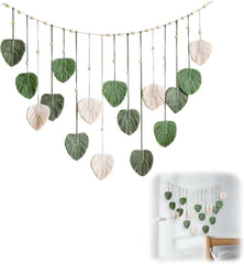 Grande tapisserie feuilles tissées pour chambre de bébé femme Accueil - Accessoires et Décorations Naty Shop Salutations