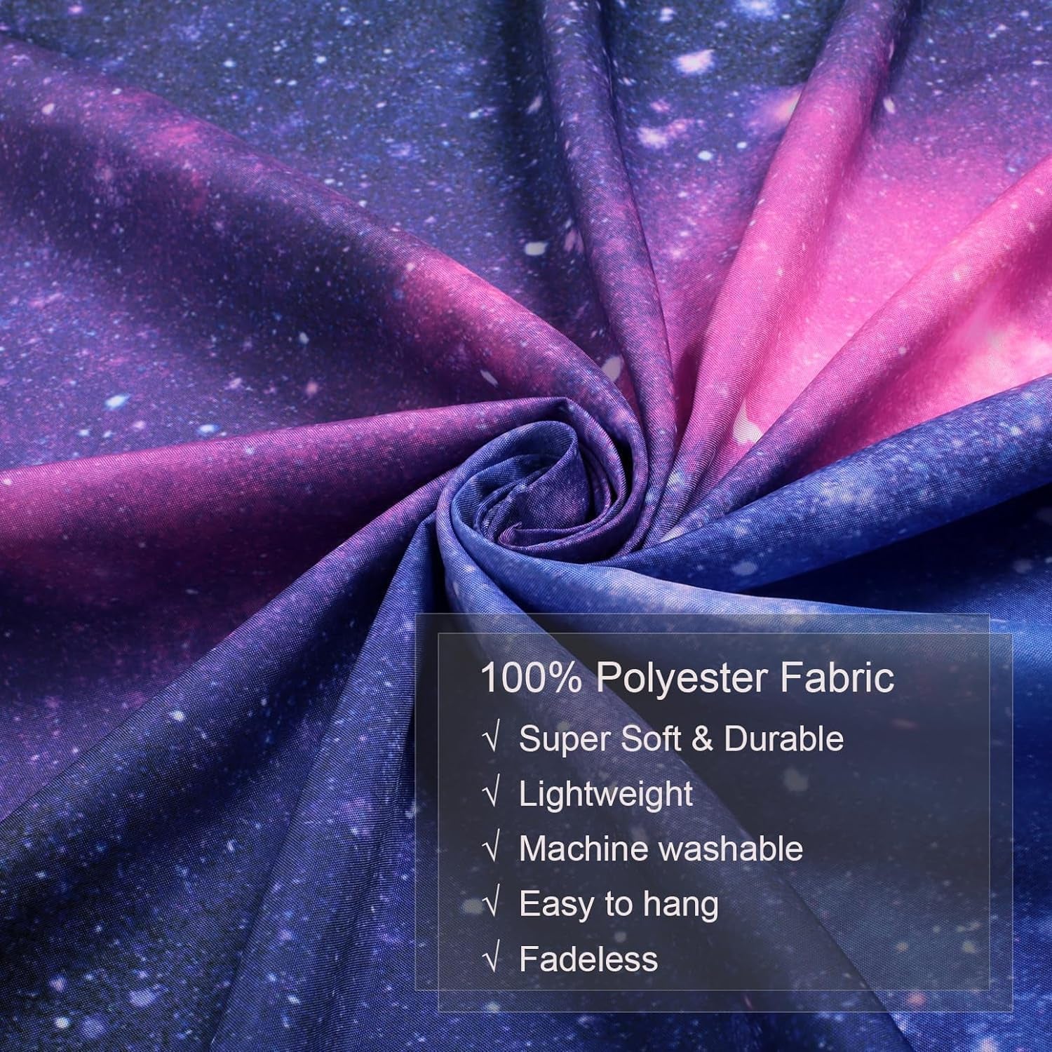 Tapiserie galaxie lumina neagra cer instelat albastru reactiv Casa - Accesorii si Decoratiuni Naty Shop