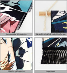 Tapisserie suspendue toile mur art bannière anime Maison - Accessoires et Décorations Naty Shop