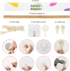 Tapisserie à suspendre toile art mural peinture personnages japonais Maison - Accessoires et Décorations Naty Shop