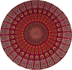 Tapisserie Inde serviette de plage ronde mandala hippie grande Maison Indienne - Accessoires et Décorations Naty Shop Default Title