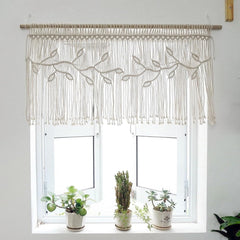 Rideau de porte tapisserie tissé ivoire Accueil - Accessoires et Décorations Naty Shop Ivoire