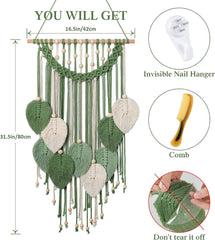 Tapisserie Weldomcor tapisserie petit commerce perles feuilles de bois Maison - Accessoires et Décorations Naty Shop