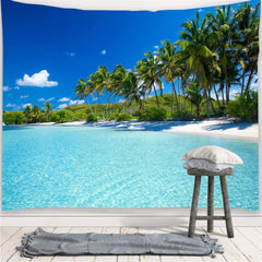 Tapisserie Yisure plage paysage tropical Maison - Accessoires et Décorations Naty Shop