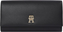 Tommy Hilfiger Aw0aw17267 Portefeuille Femme Naty Shop Noir (Noir) Taille Unique
