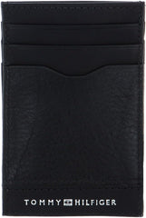 Tommy Hilfiger TH Central Cardholder, Portefeuille à deux volets pour hommes, Noir, Taille unique Portefeuille pour hommes Naty Shop