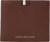 Tommy Hilfiger Men's Th Prem Lea Cc and Coin Am0am11265 Portefeuilles Portefeuille homme Naty Shop Marron (châtaigne foncé) Os