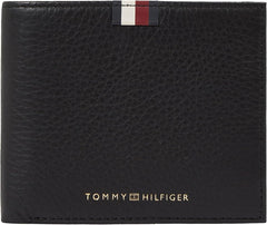 Tommy Hilfiger Men's Th Prem Lea Cc and Coin Am0am11265 Portefeuilles Portefeuille Homme Naty Shop Noir (black) Os