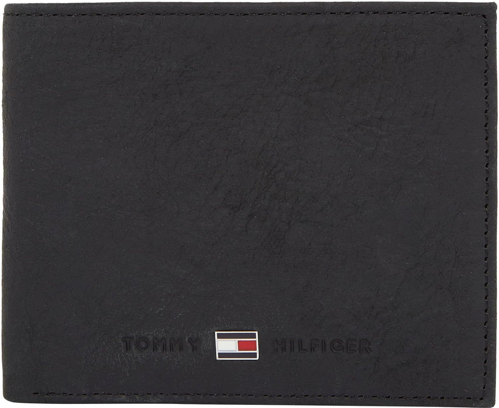 Tommy Hilfiger portofel pentru bărbați Johnson Mini Small Portofel Barbati Naty Shop Negru