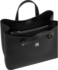 Tommy Hilfiger sac cartable emblème bandoulière amovible Sacs Femme Naty Shop