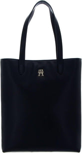 Tommy Hilfiger Th Casual Slim Tote Ns Tote Bag Femme Sacs Naty Shop Noir (black)