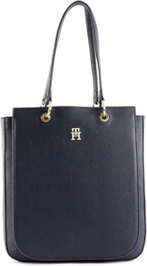Tommy Hilfiger Th Emblem Ns Work Tote Aw0aw14498 Sac fourre-tout Femme Sacs Naty Shop Bleu (Space Blue)