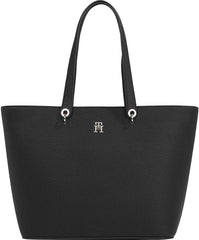Tommy Hilfiger Tote bag bag Large Emblem Sacs Femme Naty Shop Noir (black)