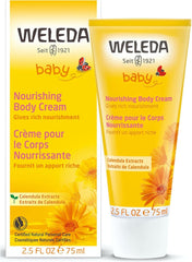 WELEDA Crème de Soin Bébé Calendula Bio Corps & Visage 75 ml - Crème visage / crème pour la peau pour cosmétiques naturels à l'huile de sésame et à la lanoline pour le soin des peaux sèches. Crème de soin hydratante pour bébés et enfants Enfants - Bain et Soin Naty Shop
