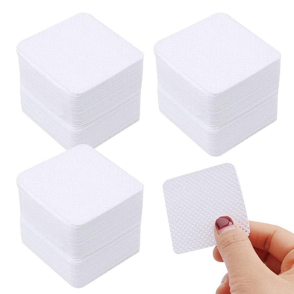 300 pcs Nagellackentferner Pads, Fusselfreie Nägel Wattepads Für Nägel Nagellackentferner Lint Free Nail Wipes Cleaner Gelnägel - Rose