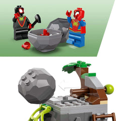 LEGO Marvel L'équipe de Spidey en mission de sauvetage dans le camion Dino Voiture de construction pour super-héros Ensemble d'aventure pour enfants à partir de 4 ans Spidey et ses super amis 11199 Jeux de construction Besuche den LEGO-Store