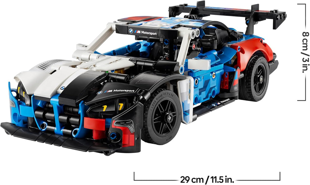 LEGO Technic BMW M4 GT3 EVO Race Car - Modellbausatz mit V6-Motor, Steering & Open Doors - Cadeau de jeu pour les garçons de 11 ans et jeunes fans de sport automobile - 42226