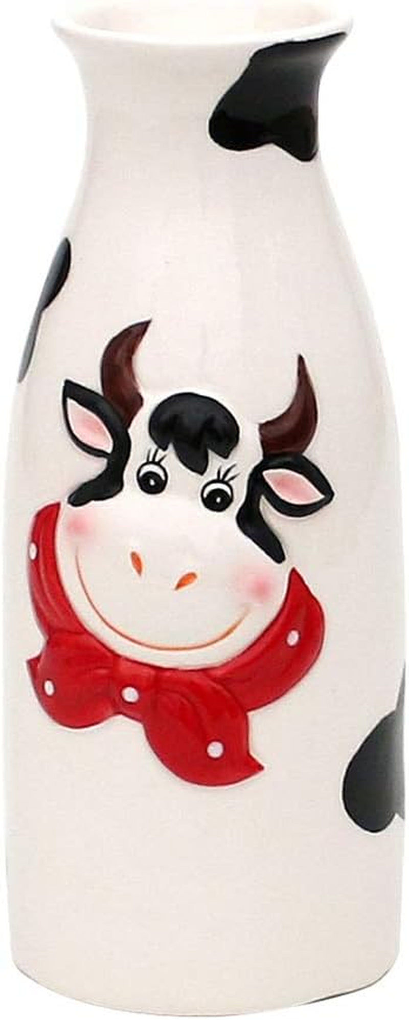 Boîte de rangement en céramique pour vache Dekohelden24, env. 12 x 11 x 20,5 cm, 20 Boîtes de conservation alimentaire Naty Shop Pot à lait