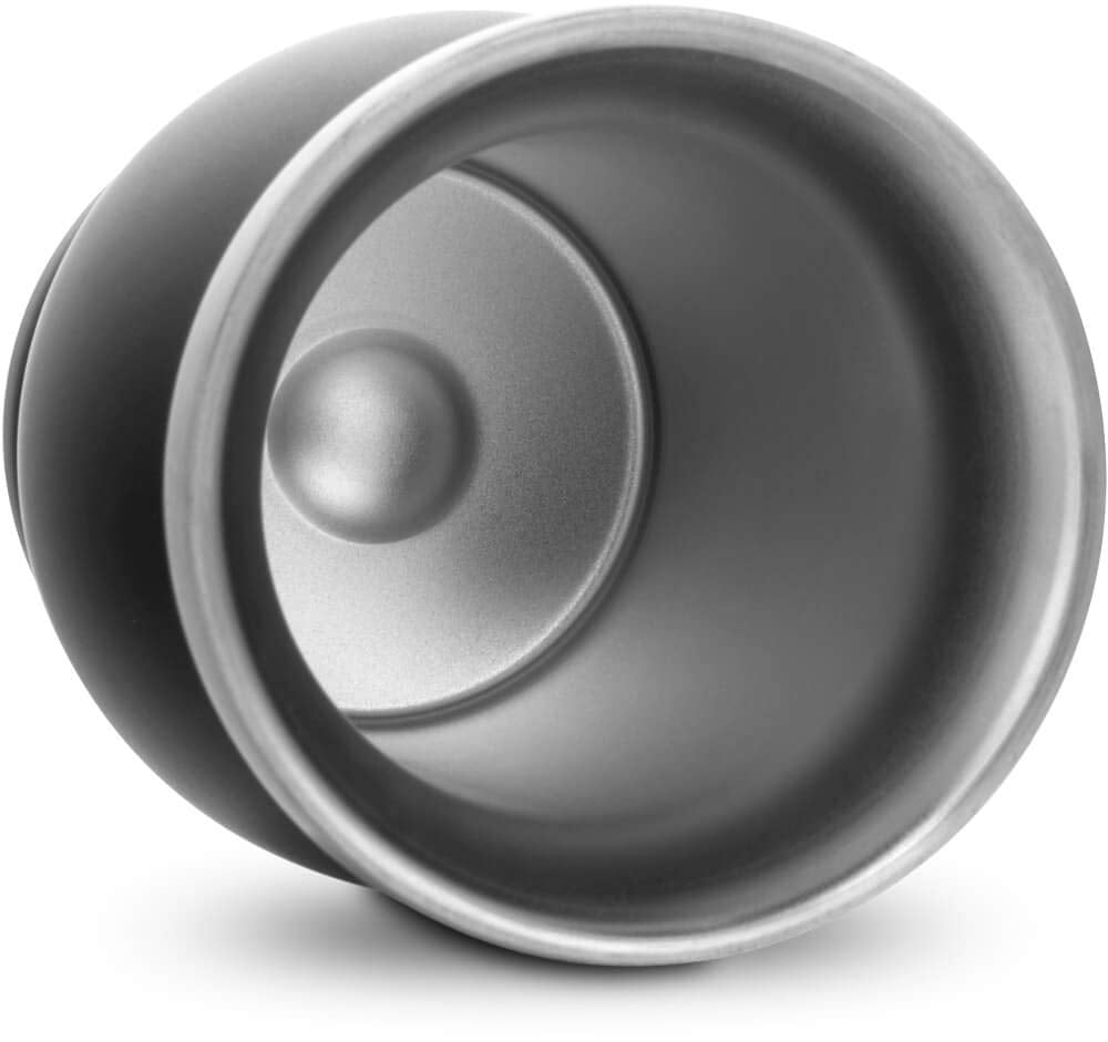 Service à thé Mate Bio ● 3 assortiments de Mate + Mug Mate en acier inoxydable à double paroi + Bombilla + Instructions de préparation (Noir)