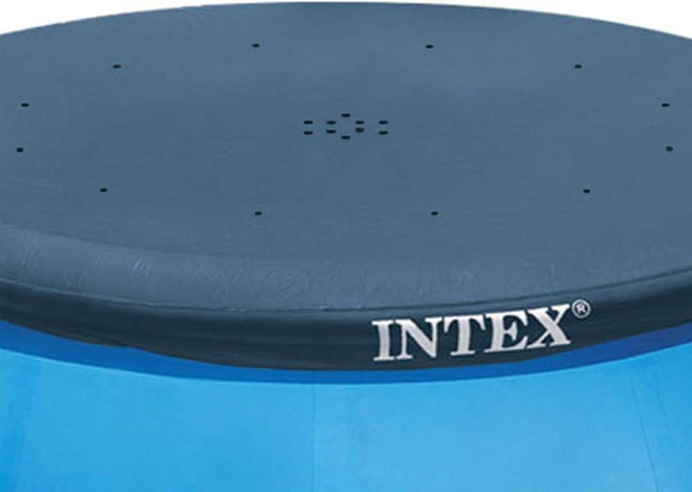 Intex 28021 - Prelată pentru piscină rotundă Easy Set, PVC, albastră, ⌀ 305 cm
