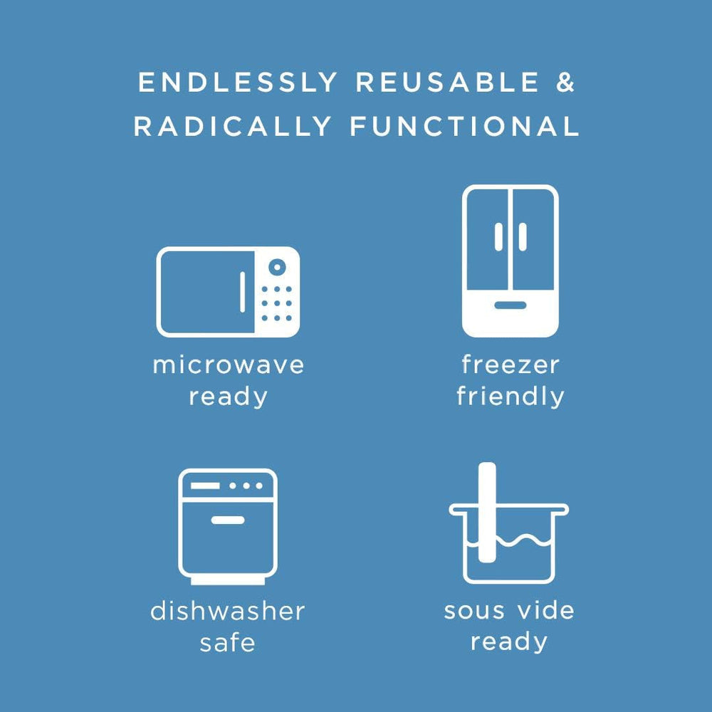 Sac Stasher Sac alimentaire réutilisable en silicone de qualité supérieure Sac à sandwich Transparent Durable Four Lave-vaisselle Congélateur Sac à déjeuner écologique Étanche 828 ml Boîtes de conservation des aliments Naty Shop