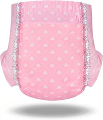 Couches imprimées pour adultes 5500-5800 ml, lot de 2 – Bébé rougissant (M)