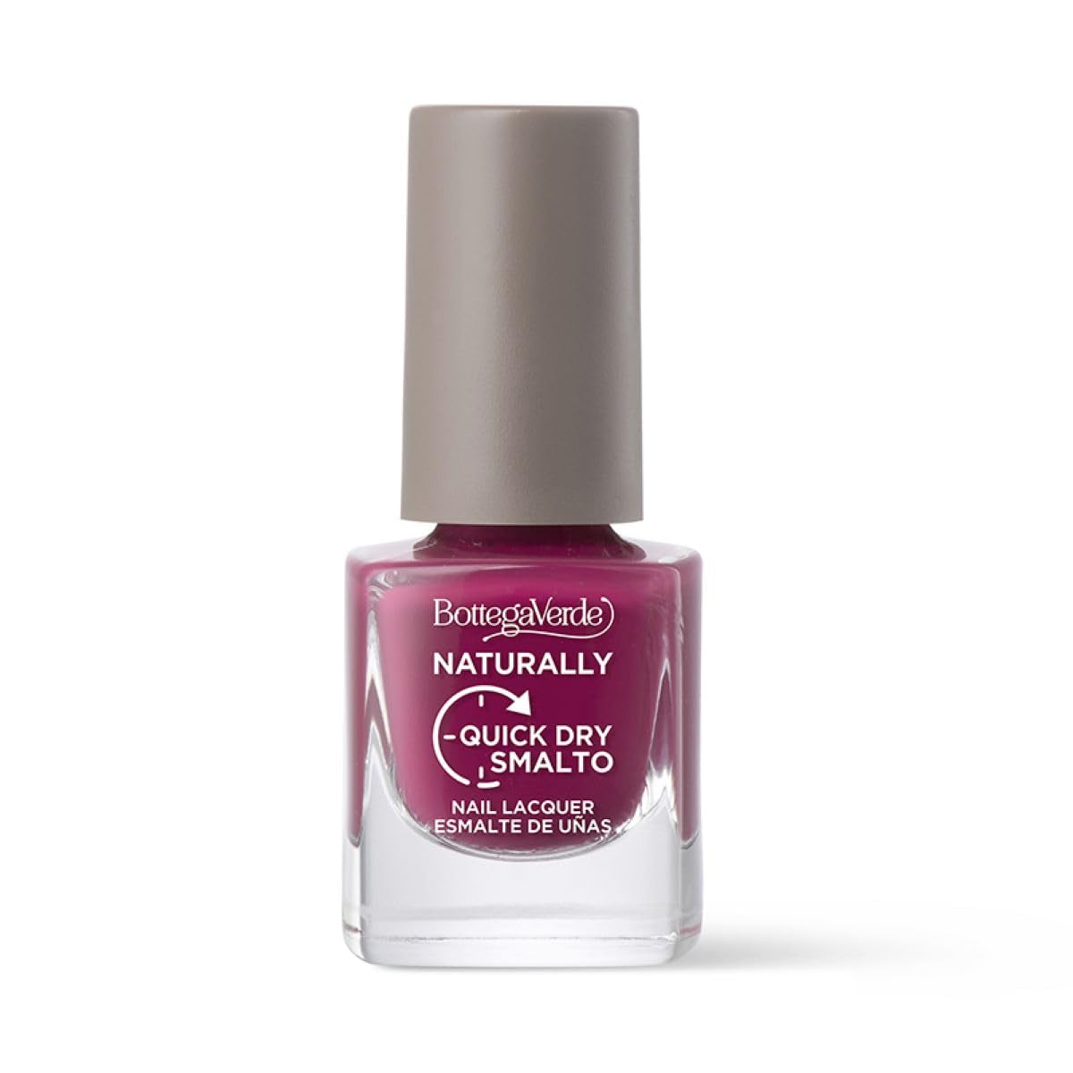 Vernis à ongles naturel à séchage rapide (5 ml), couleur framboise
