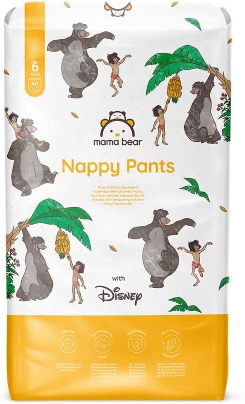 Scutece Mama Bear Disney, mărimea 5 (12-17 kg), alb, 70 bucăți Mama si Copilul Naty Shop 6 (15+ Kg) Pachet individual