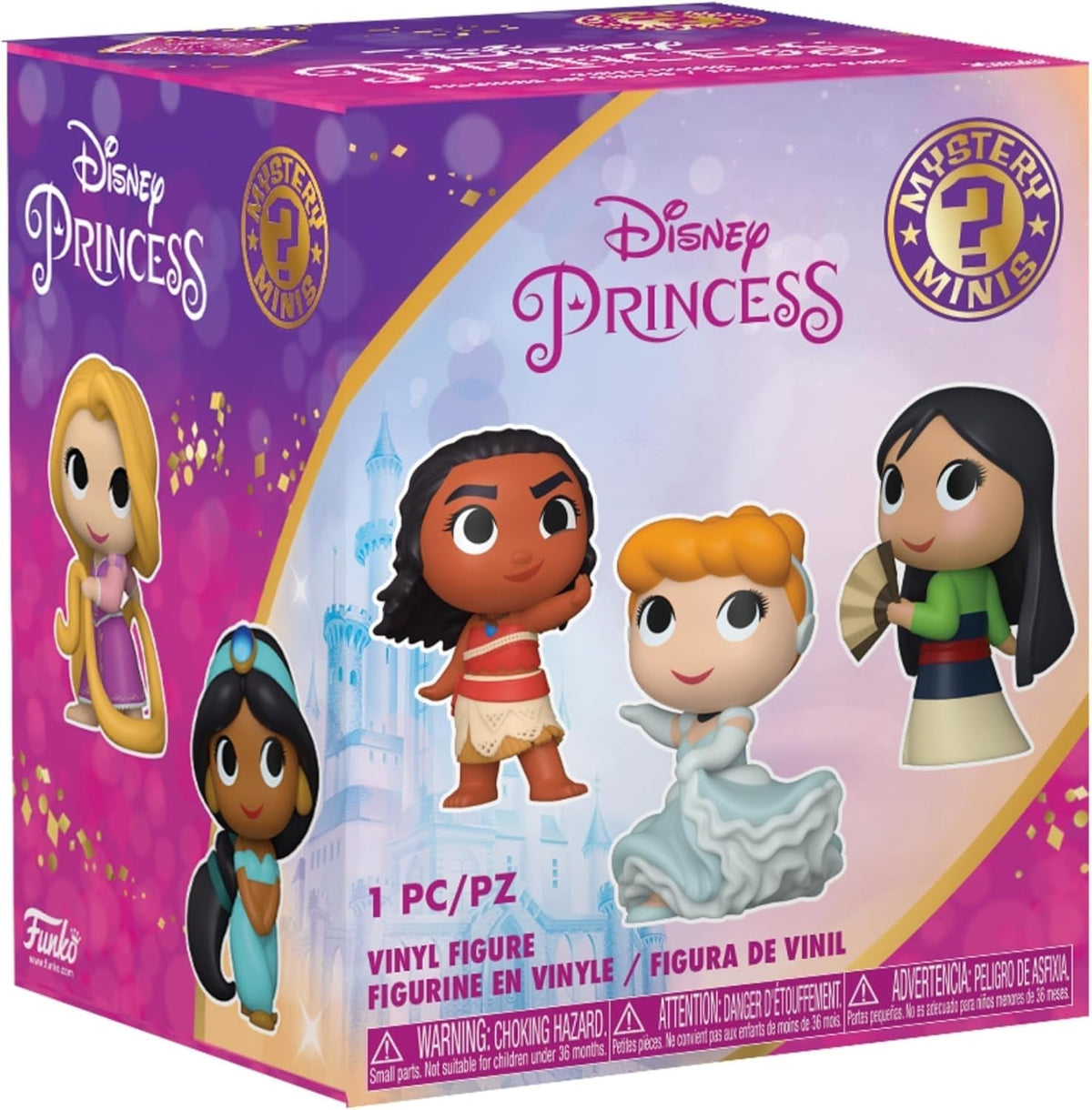 Funko Mystery Mini - Ultimate Princess - 1 din 12 de colecționat - Stilurile variază - Prințesele Disney - Prințesele Disney - Figură de colecționat din vinil - Idee de cadou - Marfă oficială - Fanii filmelor Action figures Naty Shop 10 cm Scurrile
