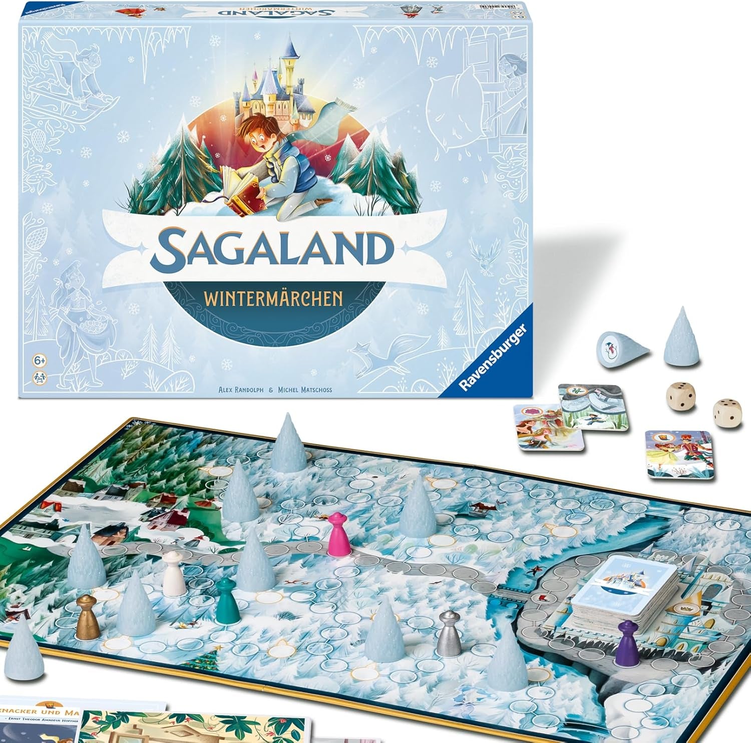 Ravensburger 26424 - Sagaland - Joc de societate pentru copii și adulți, 2-6 jucători, vârste de la 6 ani în sus, Jocul Anului, cele mai bune jocuri de familie