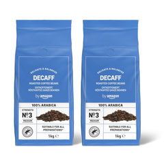 par Amazon Kaffeebohnen, entkoffeiniert, Lichte Röstung, 2 kg (2 Packungen mit 1 kg), Rainforest Alliance certifié