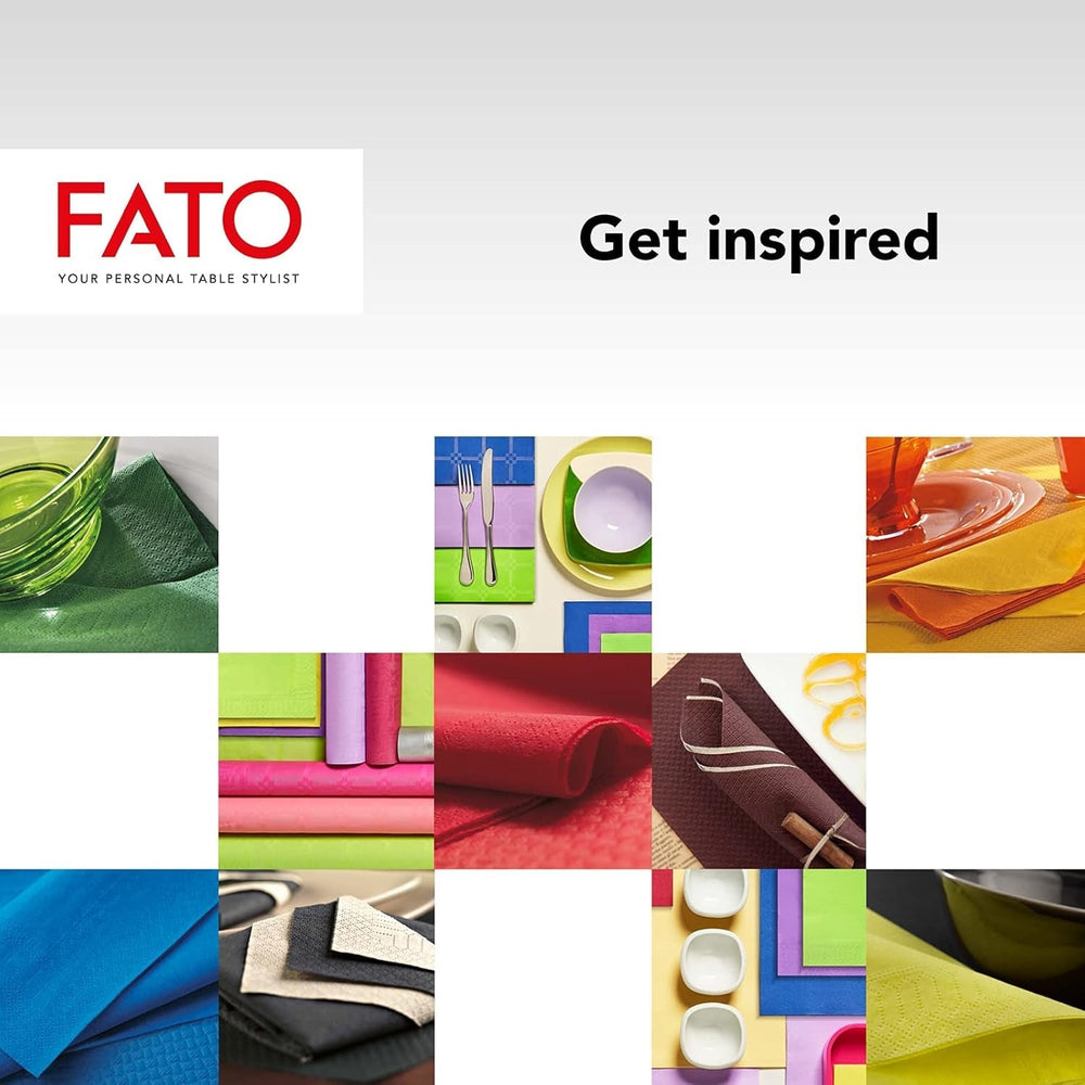 - Serviettes en papier jetables, idéales pour les déjeuners et les buffets décontractés, paquet de 50 serviettes, taille 33 x 33, 4 plis, 2 épaisseurs, rouge, papier 100 % pure cellulose, certifié Fsc.