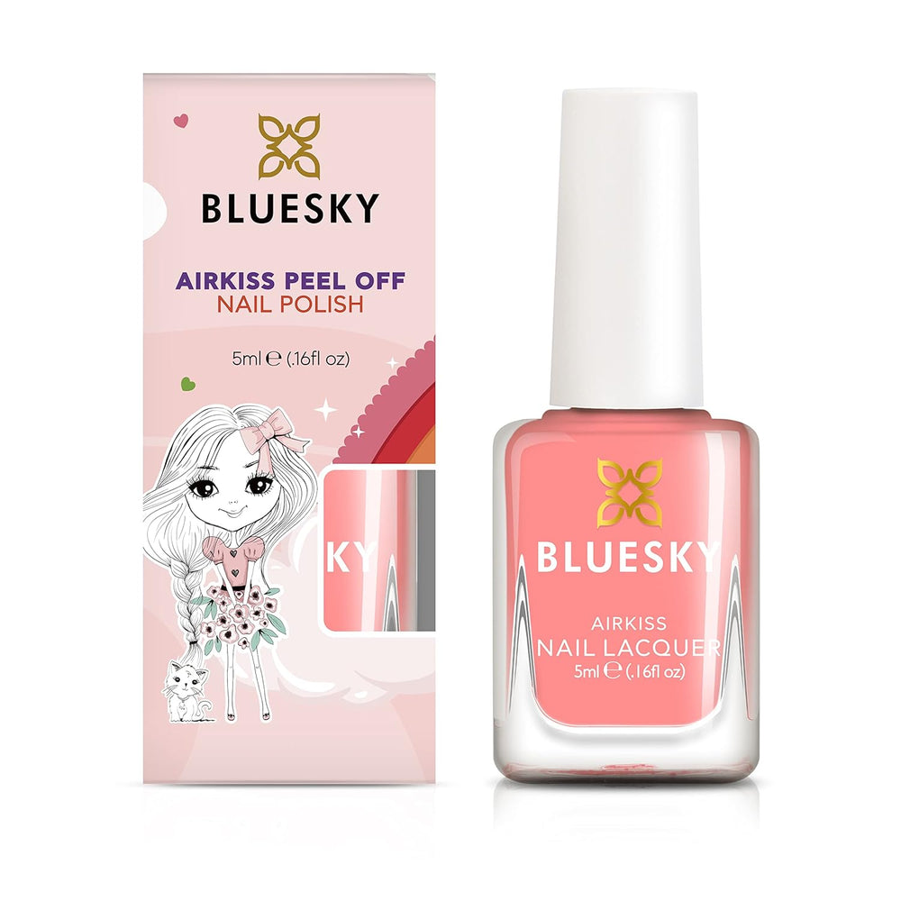 Vernis à ongles Bluesky Kids - Coquillage, Corail. Vernis à ongles facile à décoller, non toxique, à base d'eau, sans glissement, pour enfants, 5 ml